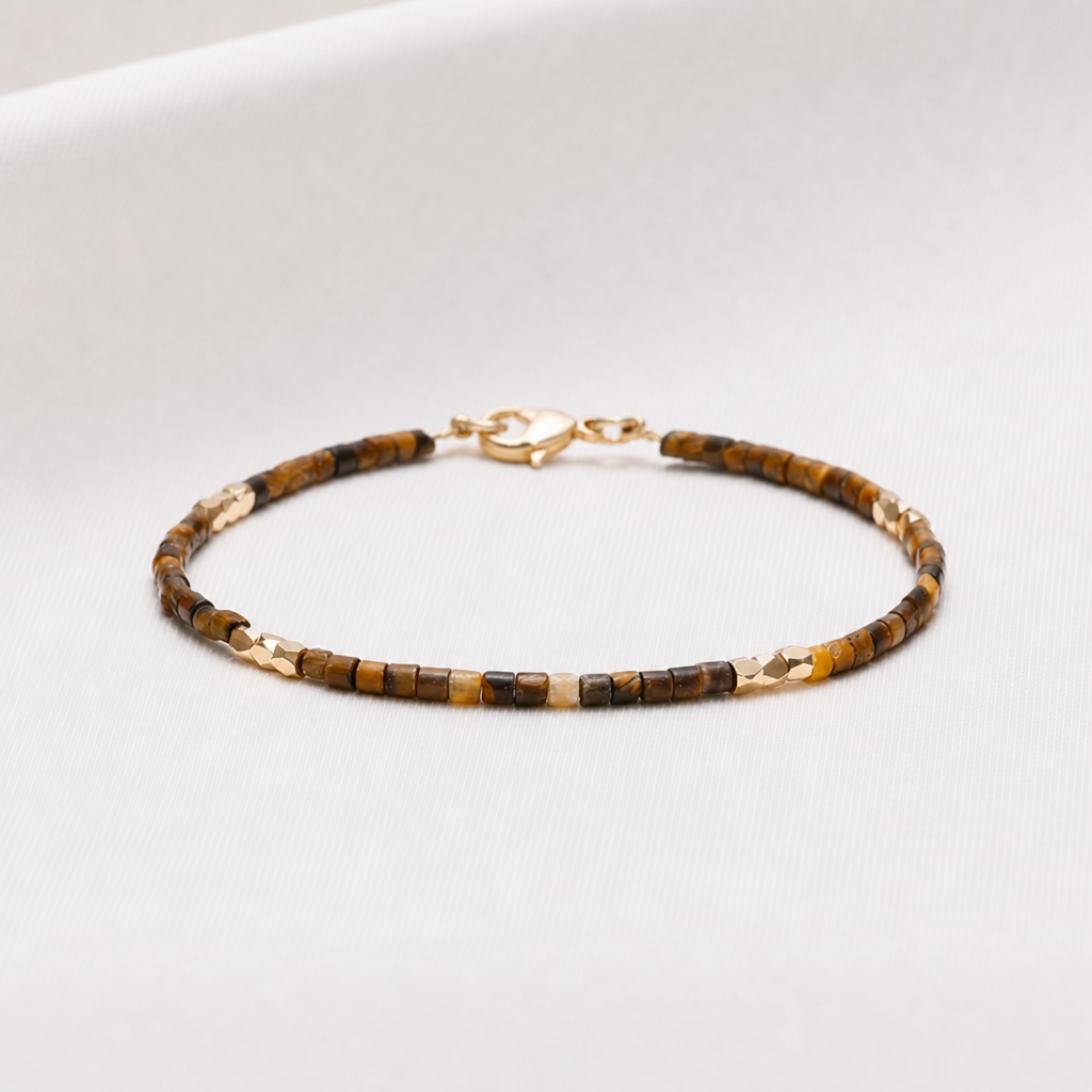 armband med tiger oga