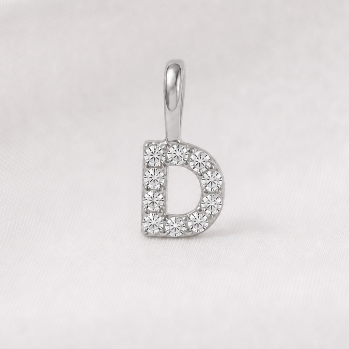 bokstavsberlock silver D