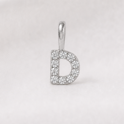 bokstavsberlock silver D